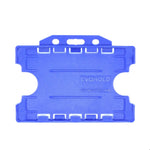 Evohold Antimicrobial Double Sided Landscape ID Card Holders - NHS Blue (Pack of 100)