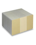 Blank Light Gold Metallic Printable PVC Cards |  Pack of 100 | LGMETALLICPVC760