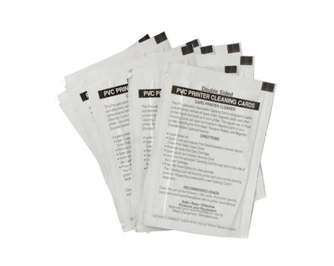 Fargo Adhesive Cleaning Cards | Pack of 50 | 86131