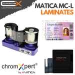 Matica MC-L Standard 0.6mils Holographic Patch Generic 'Secure A' with Chip Cut-Out | Prints 500 Cards | PR26608414