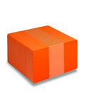 Blank Orange Printable PVC Cards | Pack of 100 | ORANGEPVC760