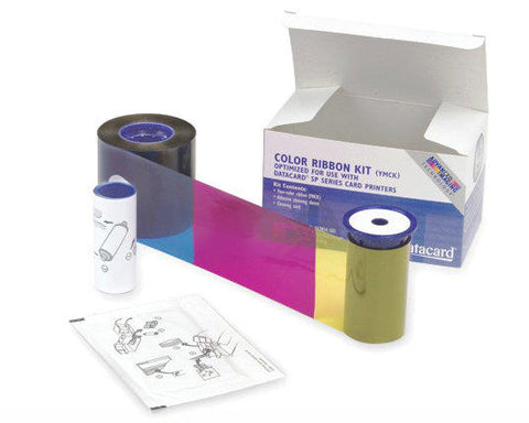 Datacard YMCKUV Colour Ribbon | Prints 750 Cards | 568971-005 - Cards-X (UK), Datacard