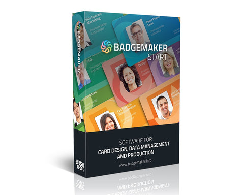 BadgeMaker START – ID Card Software, ID Card Maker, Badge Software (BADGEMAKER-START) - Cards-X (UK), ScreenCheck