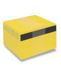 Blank Yellow Printable PVC Cards with Magnetic Stripe | Pack of 100 | YELMAGPVC760