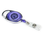 Premier YoYo Badge Reel | Purple with Strap Clip | Pack of 100