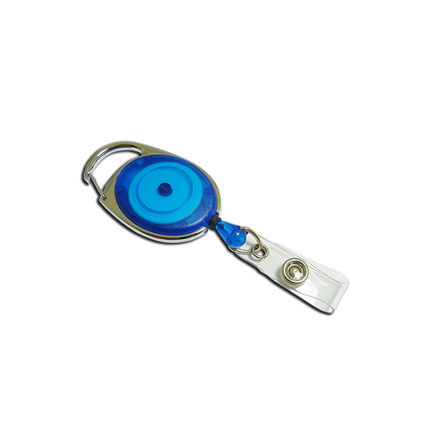 Premier YoYo Badge Reel | Royal Blue with Strap Clip | Pack of 100