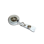 'Jazz' YoYo Badge Reel | Clear with Strap Clip | Pack of 100
