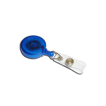'Jazz' YoYo Badge Reel | Blue with Strap Clip | Pack of 100