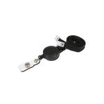 Breakaway YoYo Badge Reel | 10mm Black with Strap Fitting | Pack of 100