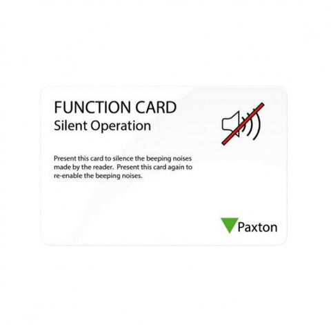 Paxton Net2 Silence Operation Card | 820-001