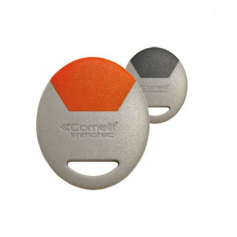 Comelit Standard Grey-Orange Fob | Pack of 10 | CLT-SK9050GO/A - Cards-X (UK)