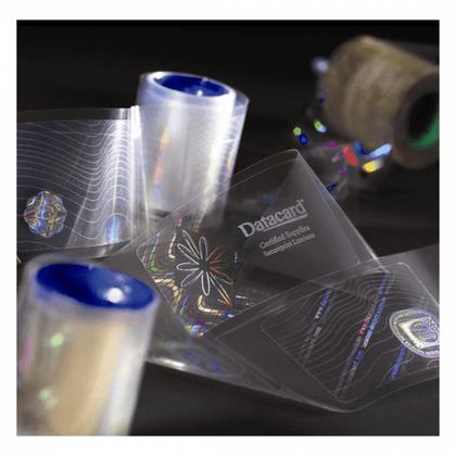 Datacard Duraguard® Optigram Secure Crest Registered Laminate 1.0mil | Prints 300 Cards | 508982-008 - Cards-X (UK), Datacard