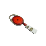 Premier YoYo Badge Reel | Red with Strap Clip | Pack of 100 - Cards-X (UK)