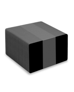 Blank Black Printable PVC Cards with Magnetic Stripe | Pack of 100 | BKMAGPVC760 - Cards-X (UK)
