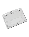 Premium Badge Holder with Thumb Ejection Slot | Landscape | Pack of 100 - Cards-X (UK)