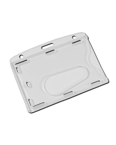 Premium Badge Holder with Thumb Ejection Slot | Landscape | Pack of 100 - Cards-X (UK)
