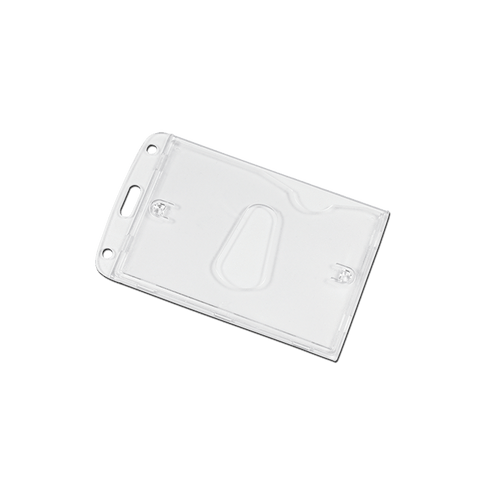 Premium Badge Holder with Thumb Ejection Slot | Portrait | Pack of 100 - Cards-X (UK)