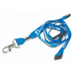 Printed 'NHS' 15mm Blue Lanyard with Metal Trigger Clip | Pack of 100 - Cards-X (UK)