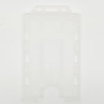 Evohold Antimicrobial Double Sided Portrait ID Card Holders - Clear (Pack of 100) - Cards-X (UK)