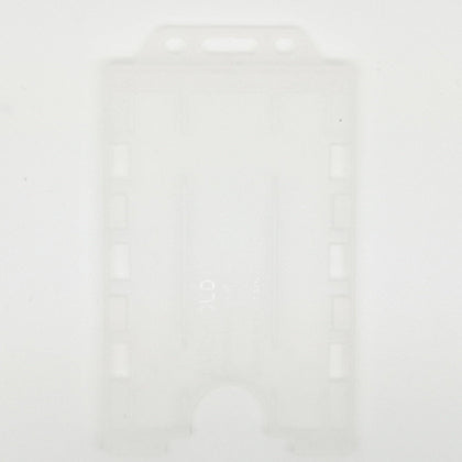 Evohold Antimicrobial Double Sided Portrait ID Card Holders - Clear (Pack of 100) - Cards-X (UK)