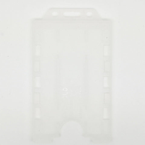 Evohold Antimicrobial Double Sided Portrait ID Card Holders - Clear (Pack of 100) - Cards-X (UK)