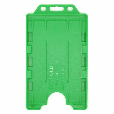 Evohold Antimicrobial Double Sided Portrait ID Card Holders - Light Green (Pack of 100) - Cards-X (UK)