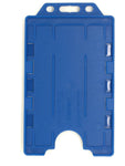 Evohold Antimicrobial Double Sided Portrait ID Card Holders - Navy Blue (Pack of 100) - Cards-X (UK)