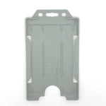 Evohold Antimicrobial Single Sided Portrait ID Card Holders - Grey (Pack of 100) - Cards-X (UK)