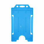 Evohold Antimicrobial Single Sided Portrait ID Card Holders - Light Blue (Pack of 100) - Cards-X (UK)