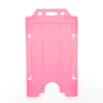 Evohold Antimicrobial Single Sided Portrait ID Card Holders - Pink (Pack of 100) - Cards-X (UK)