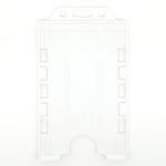 Evohold Biodegradable Double Sided Portrait ID Card Holders - Clear (Pack of 100) - Cards-X (UK)
