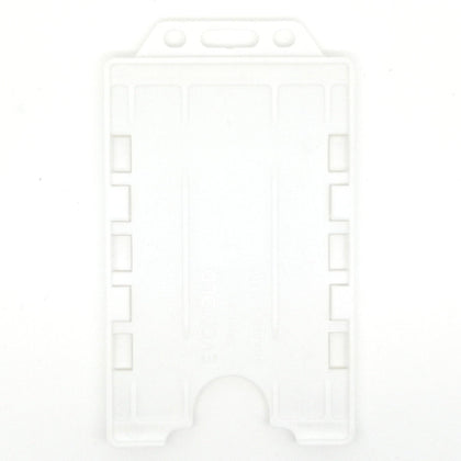 Evohold Biodegradable Double Sided Portrait ID Card Holders - Clear (Pack of 100) - Cards-X (UK)