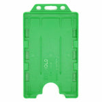 Evohold Biodegradable Double Sided Portrait ID Card Holders - Light Green (Pack of 100) - Cards-X (UK)