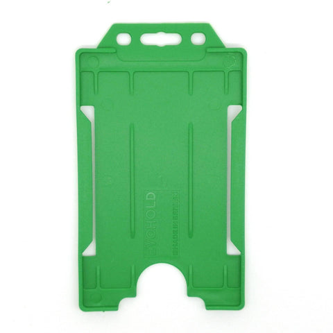 Evohold Biodegradable Single Sided Portrait ID Card Holders - Light Green (Pack of 100) - Cards-X (UK)