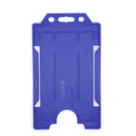 Evohold Biodegradable Single Sided Portrait ID Card Holders - Navy Blue (Pack of 100) - Cards-X (UK)