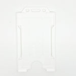 Evohold Biodegradable Single Sided Portrait ID Card Holders - White (Pack of 100) - Cards-X (UK)