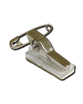 Metal ID Pin Clip with Self Adhesive Rigid Back | Pack of 100 | IDC-005 - Cards-X (UK)