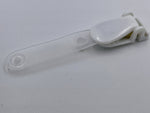 Plastic Loop Clip White | Pack of 500 | IDC-007 - Cards-X (UK)