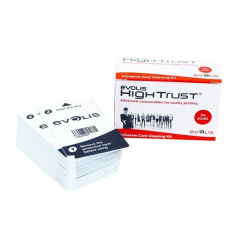 Evolis Adhesive Cleaning Card Kit | Zenius and Primacy | ACL003 - Cards-X (UK)