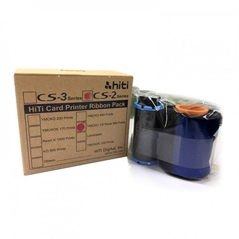HiTi 5 Half Panel Colour Ribbon YMCKO | 560 Prints | PR-HI-560YMCKO-HALF - Cards-X (UK)