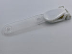 Plastic Loop Clip White | Pack of 500 | IDC-007